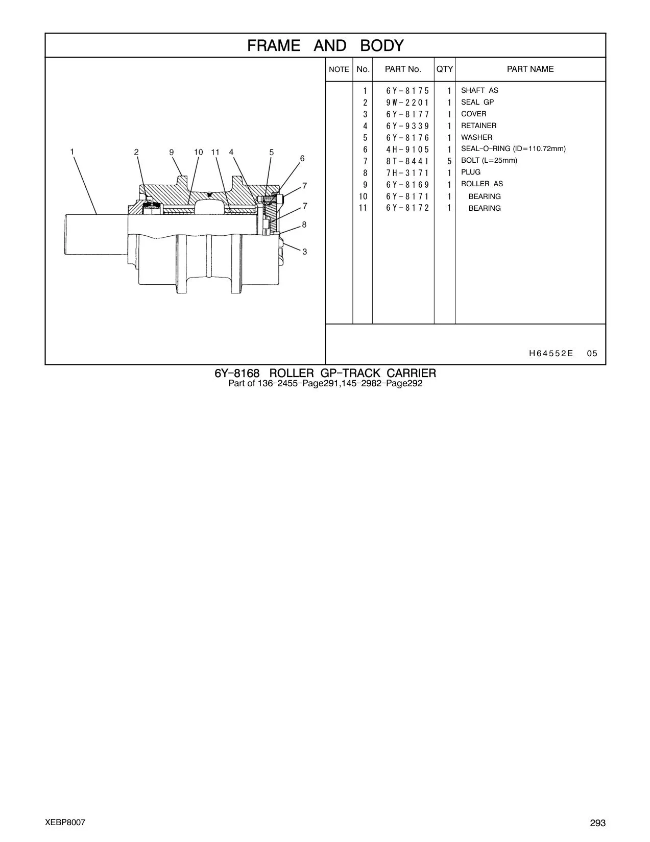 6Y-8176 - WASHER