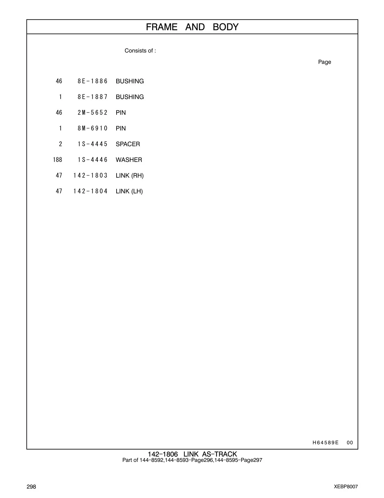 142-1804 - LINK (LH)