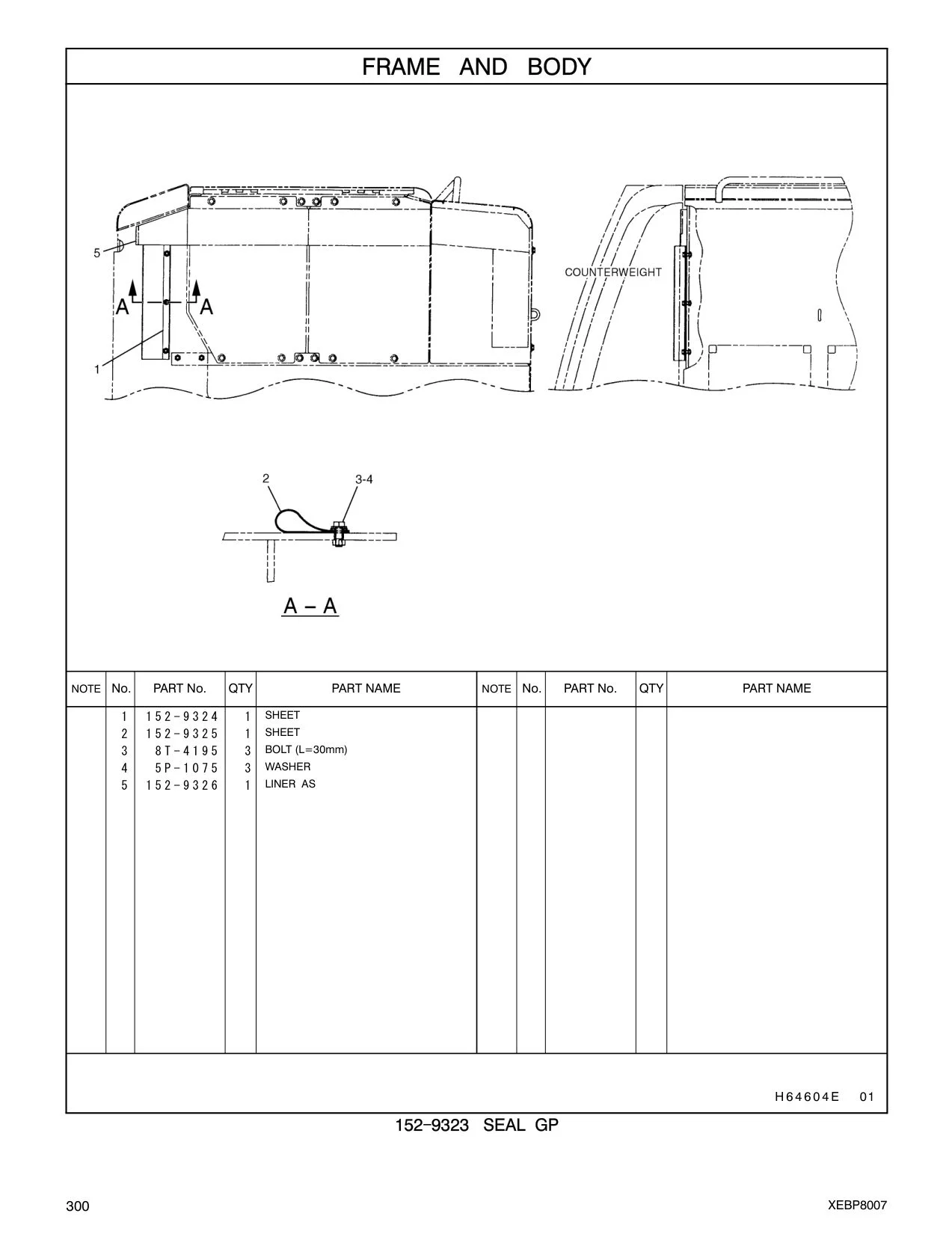 152-9324 - SHEET