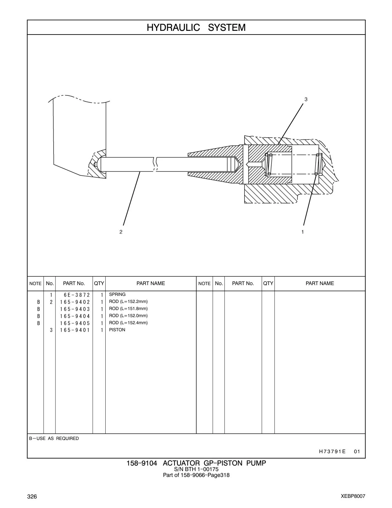 165-9401 PISTON CAT parts manual diagram