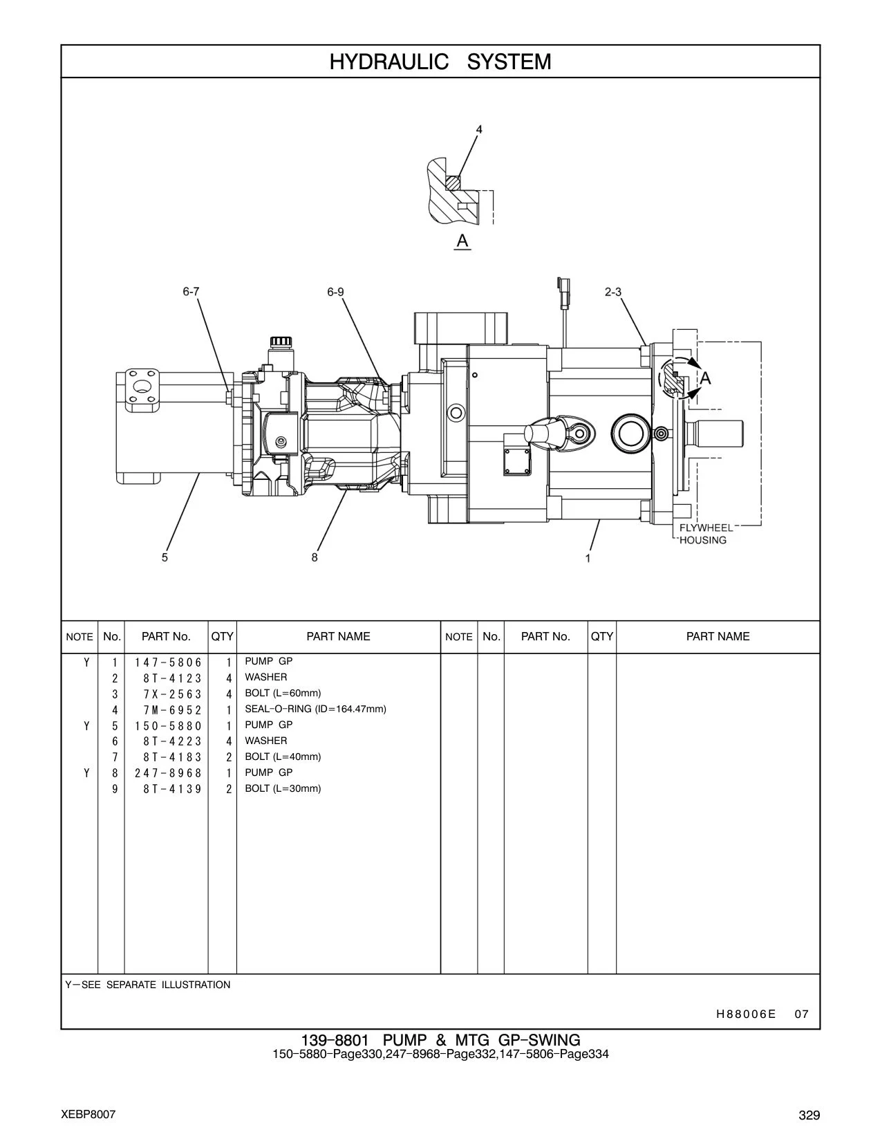 247-8968 PUMP GP CAT parts manual diagram