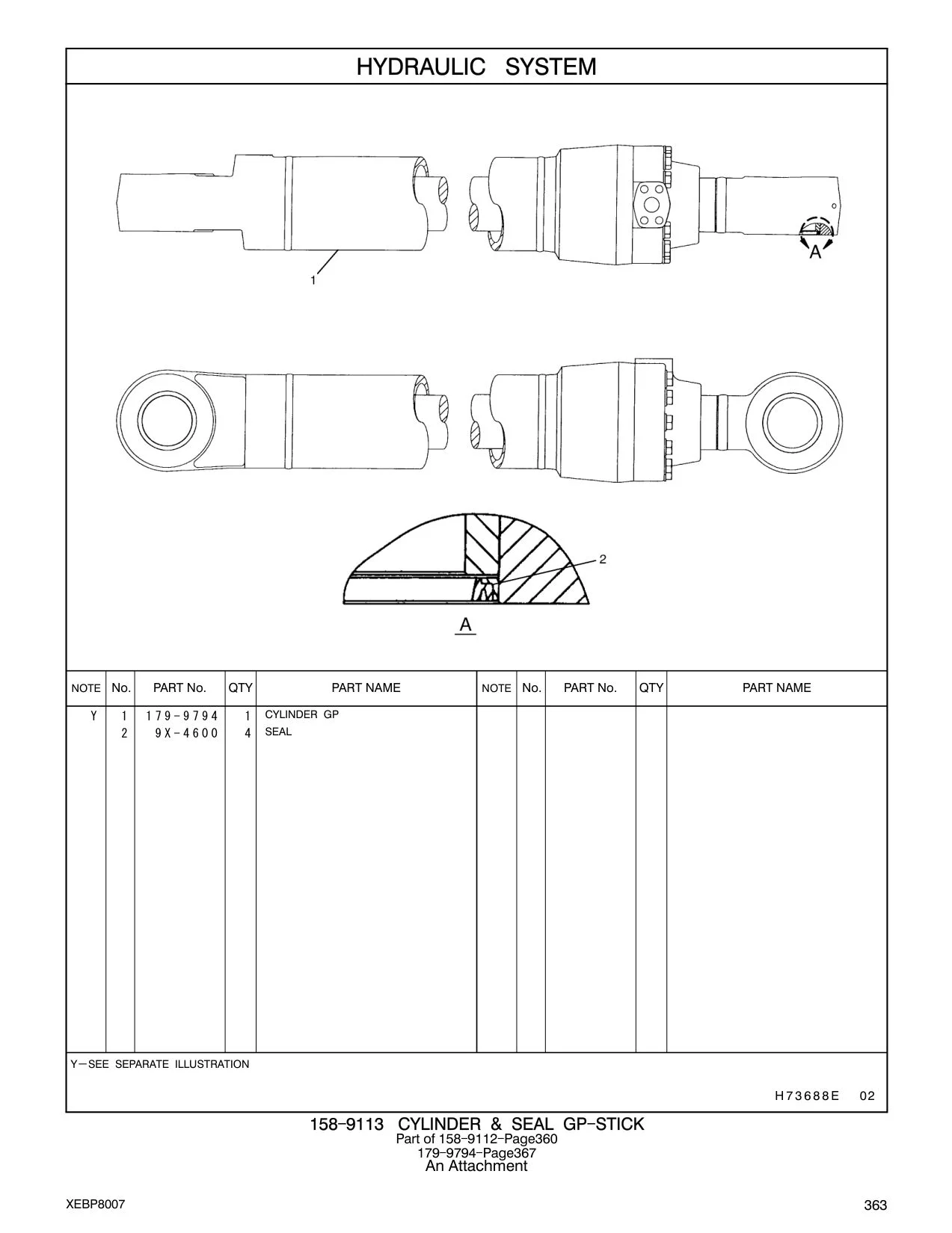 179-9794 - CYLINDER GP