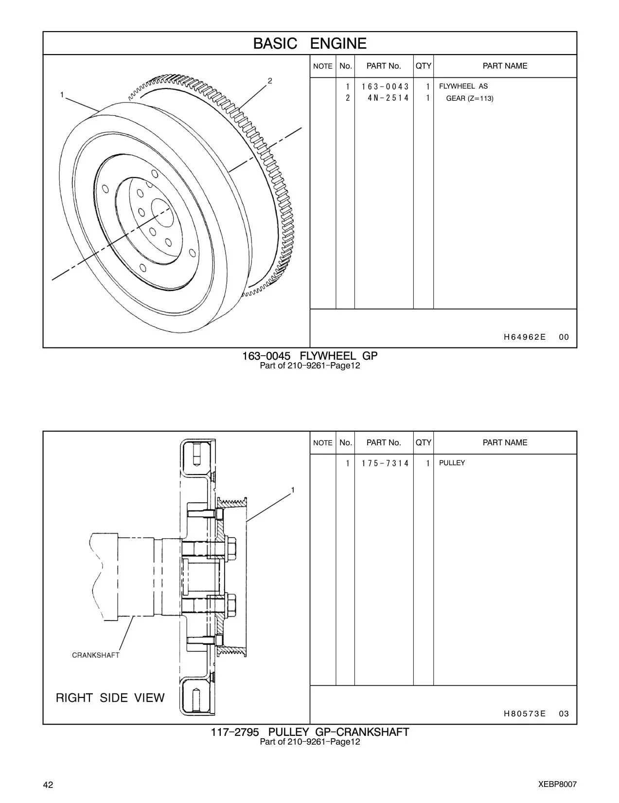 163-0043 - FLYWHEEL AS