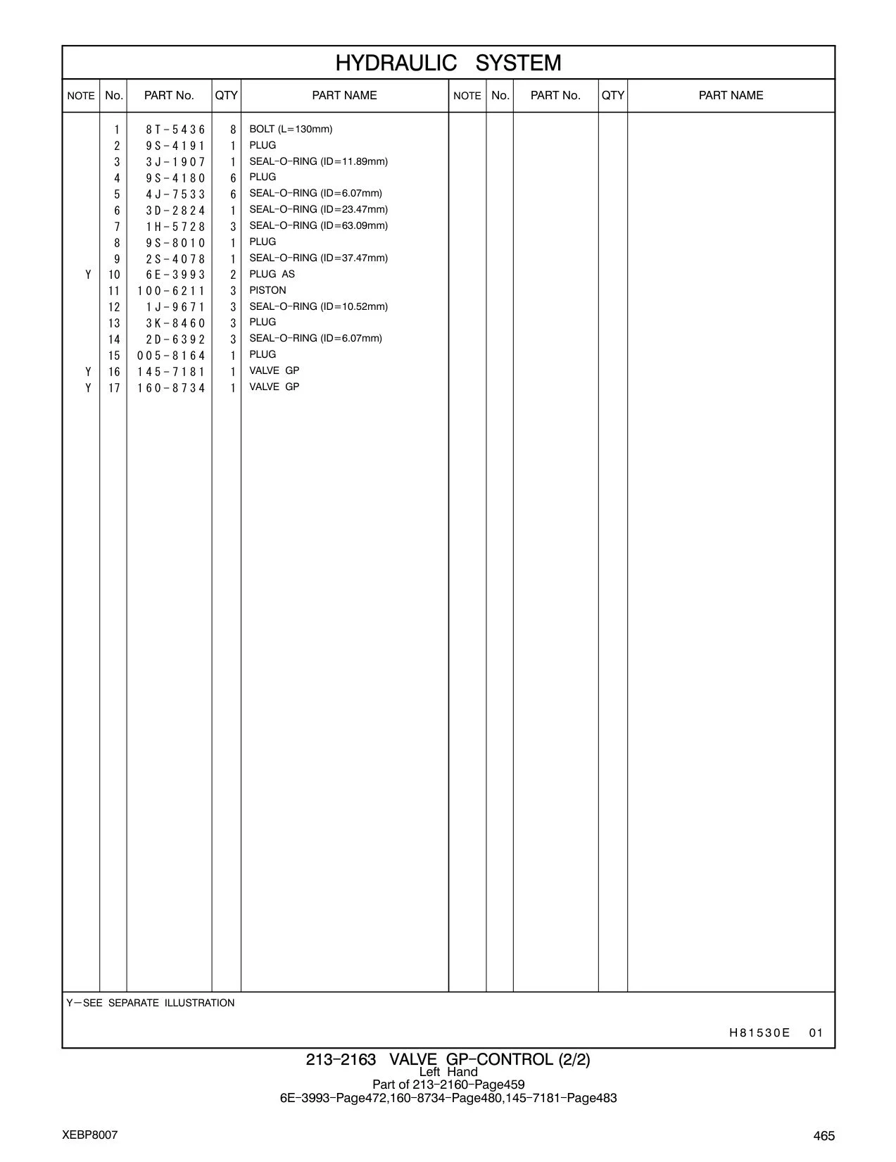 100-6211 PISTON CAT parts manual diagram