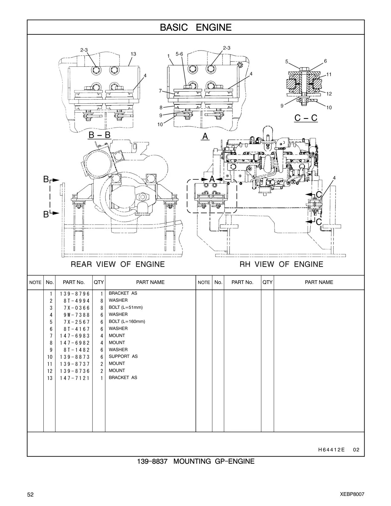 7X-0366 - BOLT (3/4-10X2-IN)
