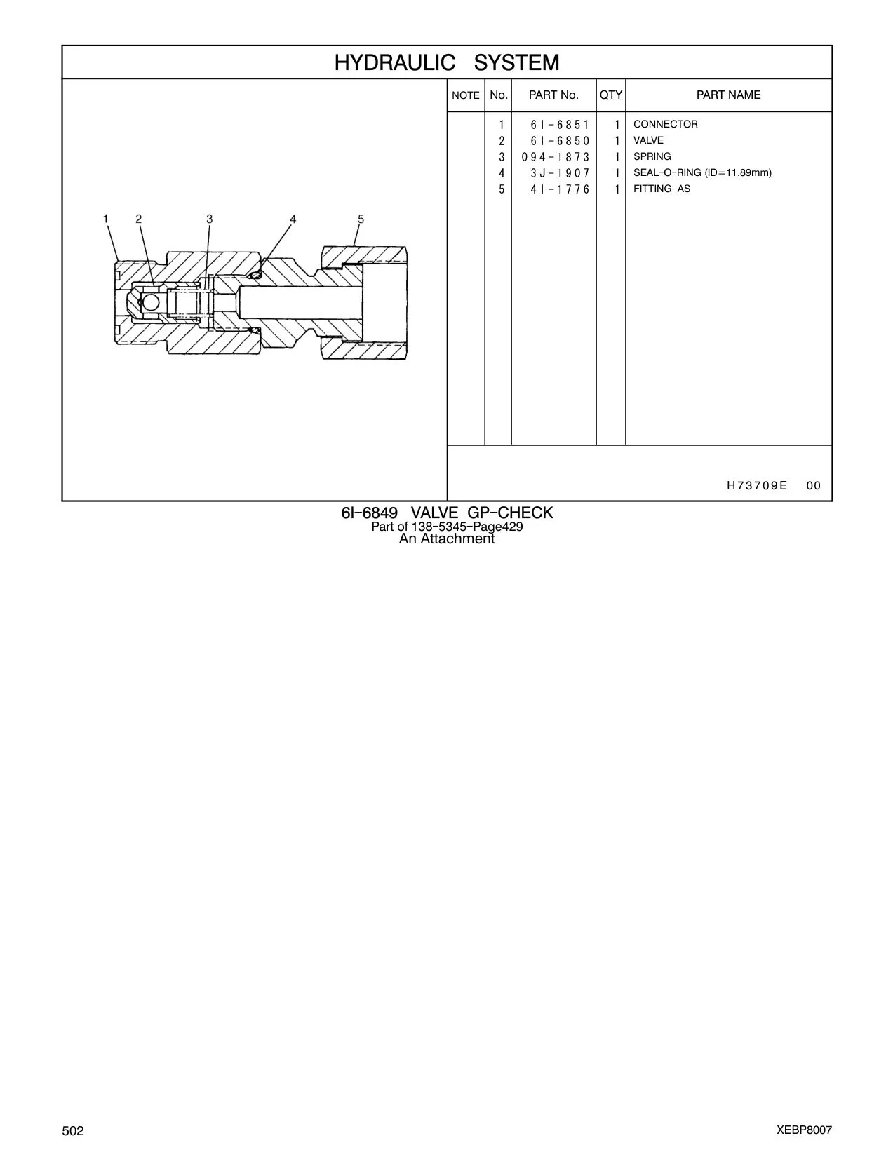 094-1873 SPRING CAT parts manual diagram