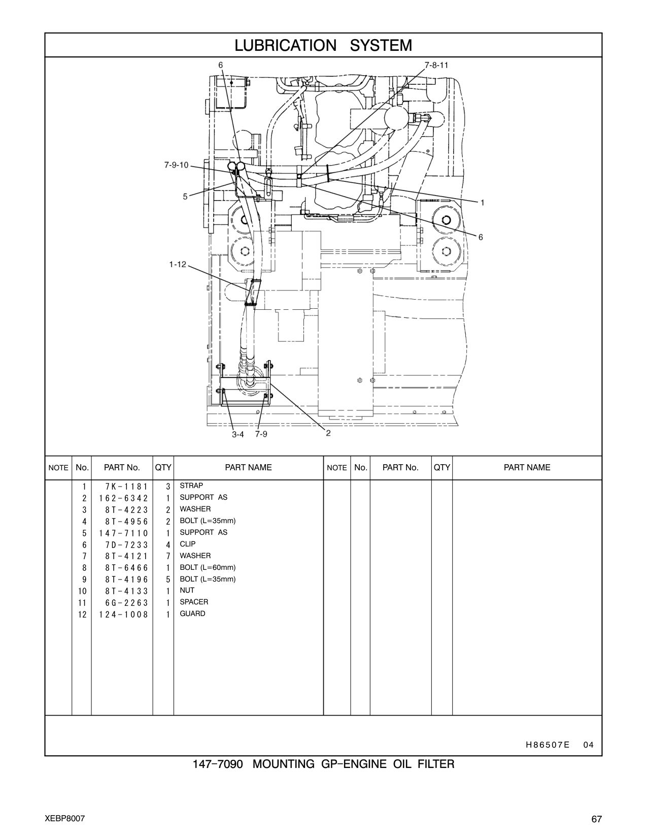 162-6342 SUPPORT AS CAT parts manual diagram