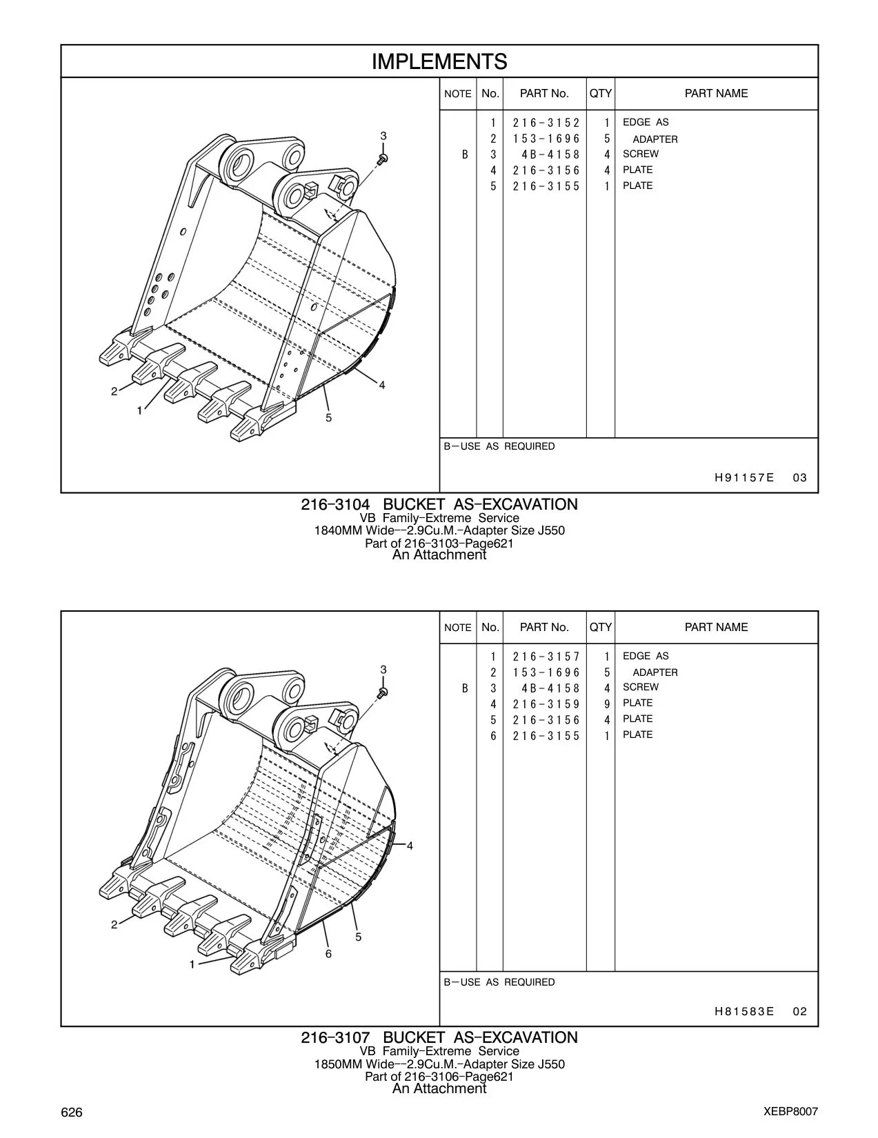 216-3152 - EDGE AS