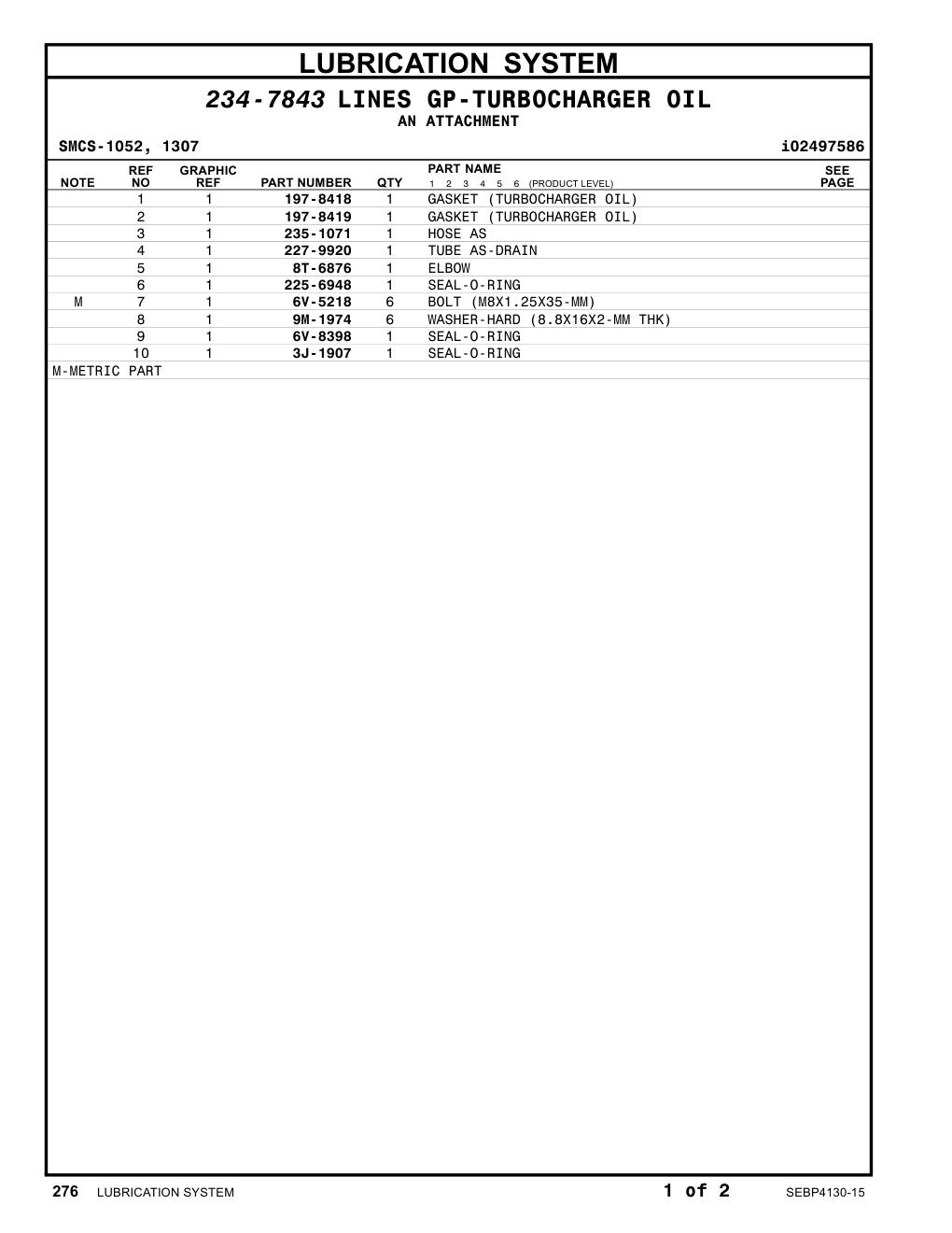 227-9920 TUBE AS-DRAIN CAT parts manual diagram