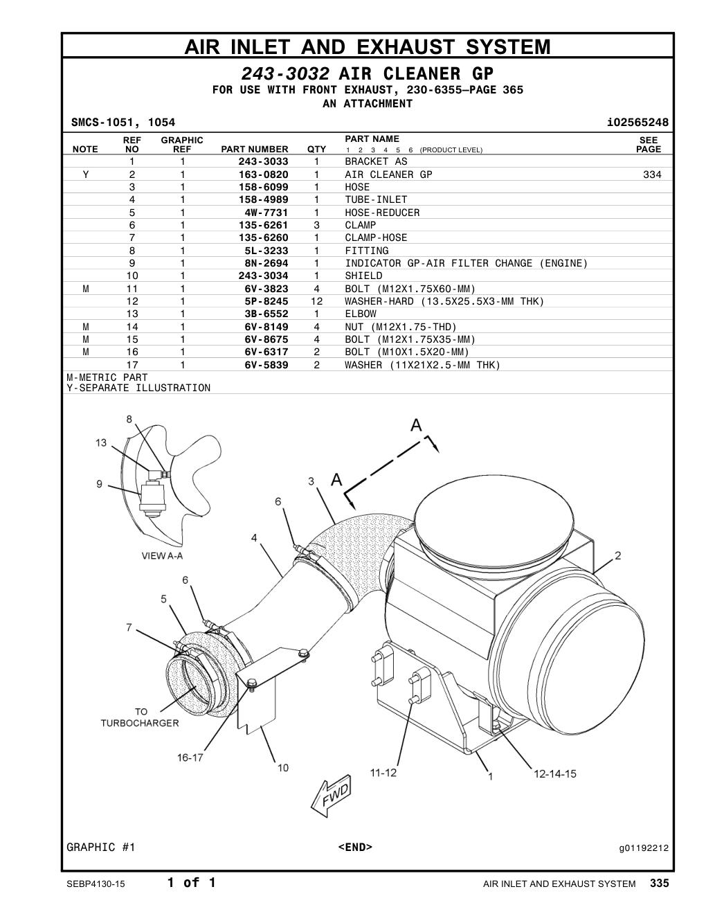 4W-7731 HOSE-REDUCER CAT parts manual diagram