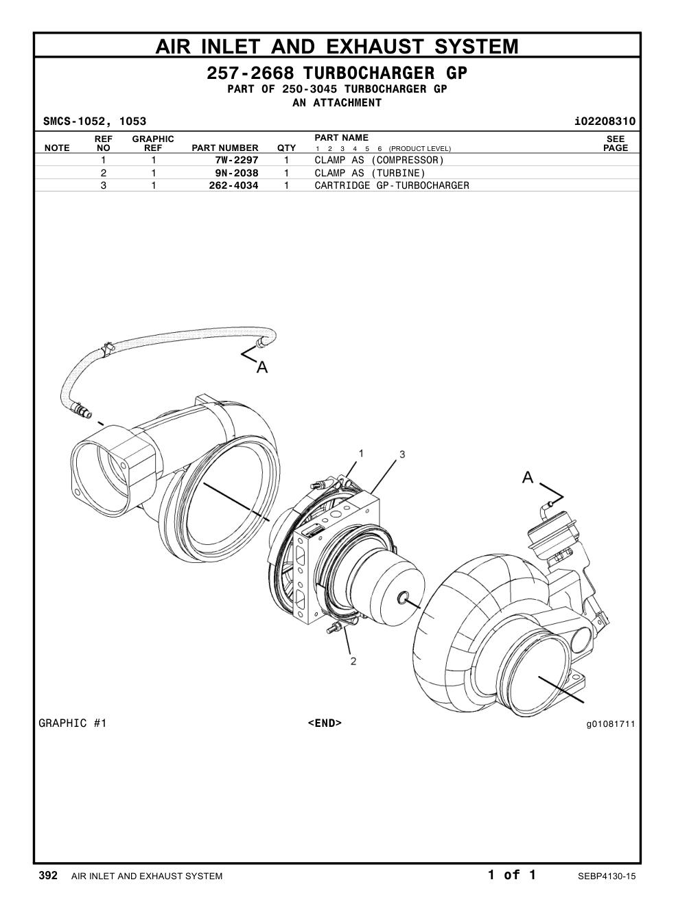 7W-2297 - CLAMP AS (COMPRESSOR)