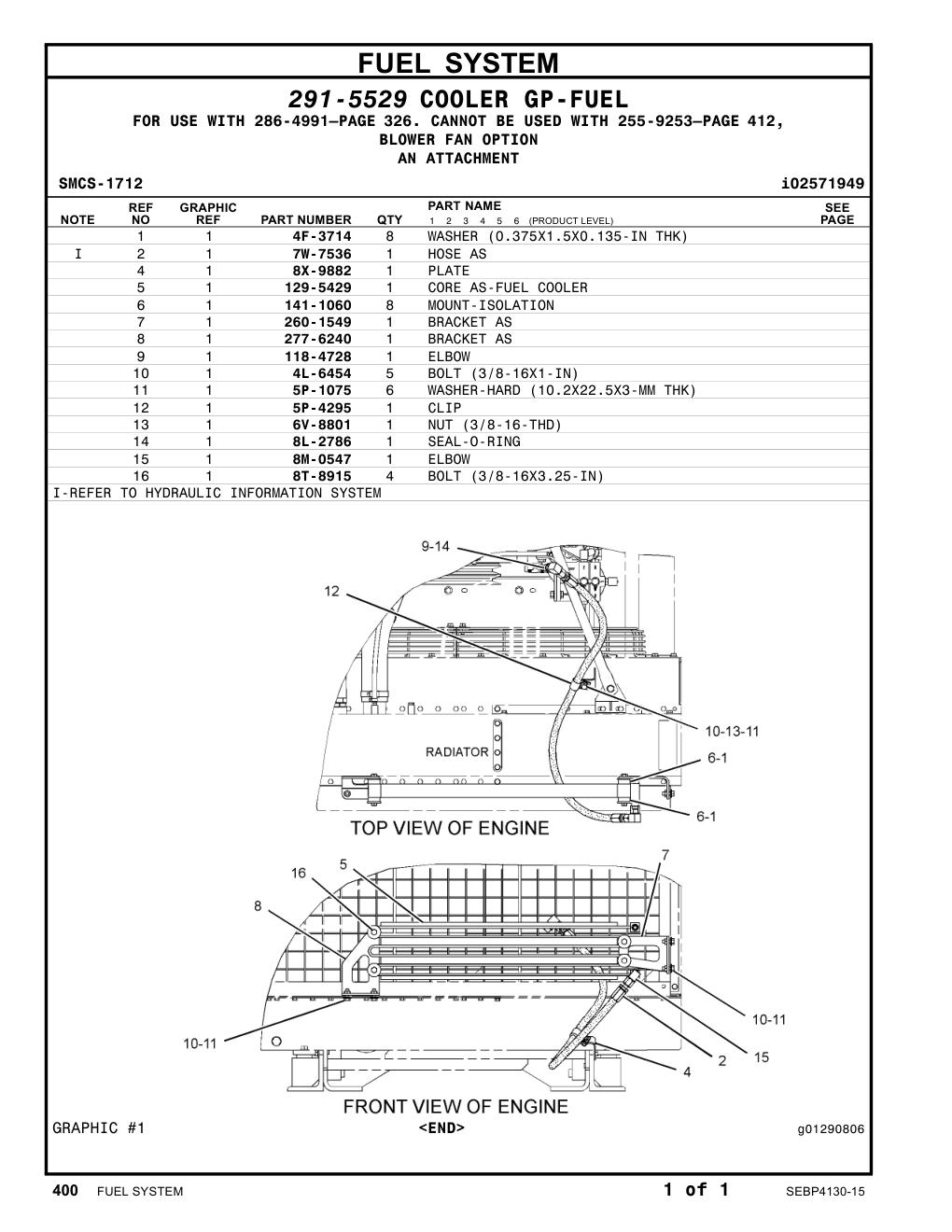 8X-9882 PLATE CAT parts manual diagram