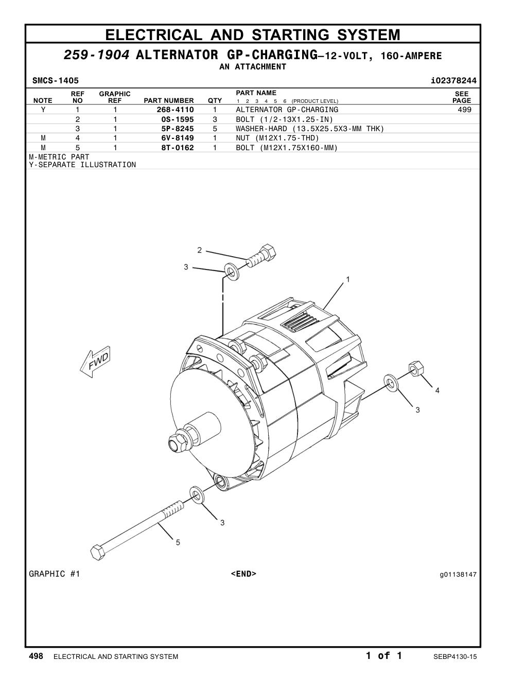 268-4110 - ALTERNATOR GP-CHARGING