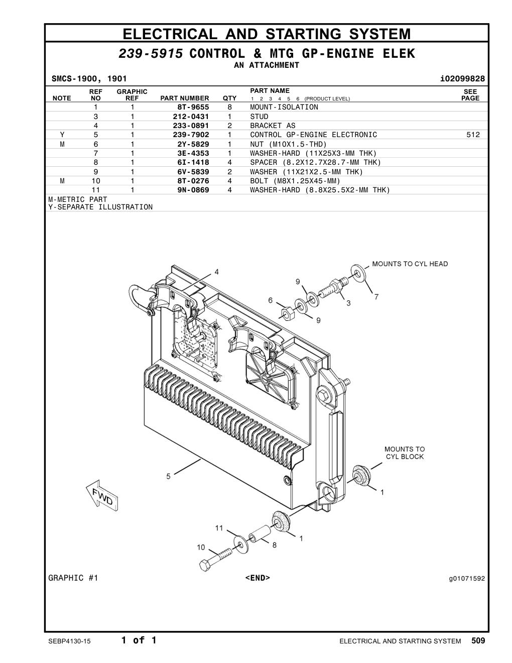 239-7902 - CONTROL GP-ENGINE ELECTRONIC