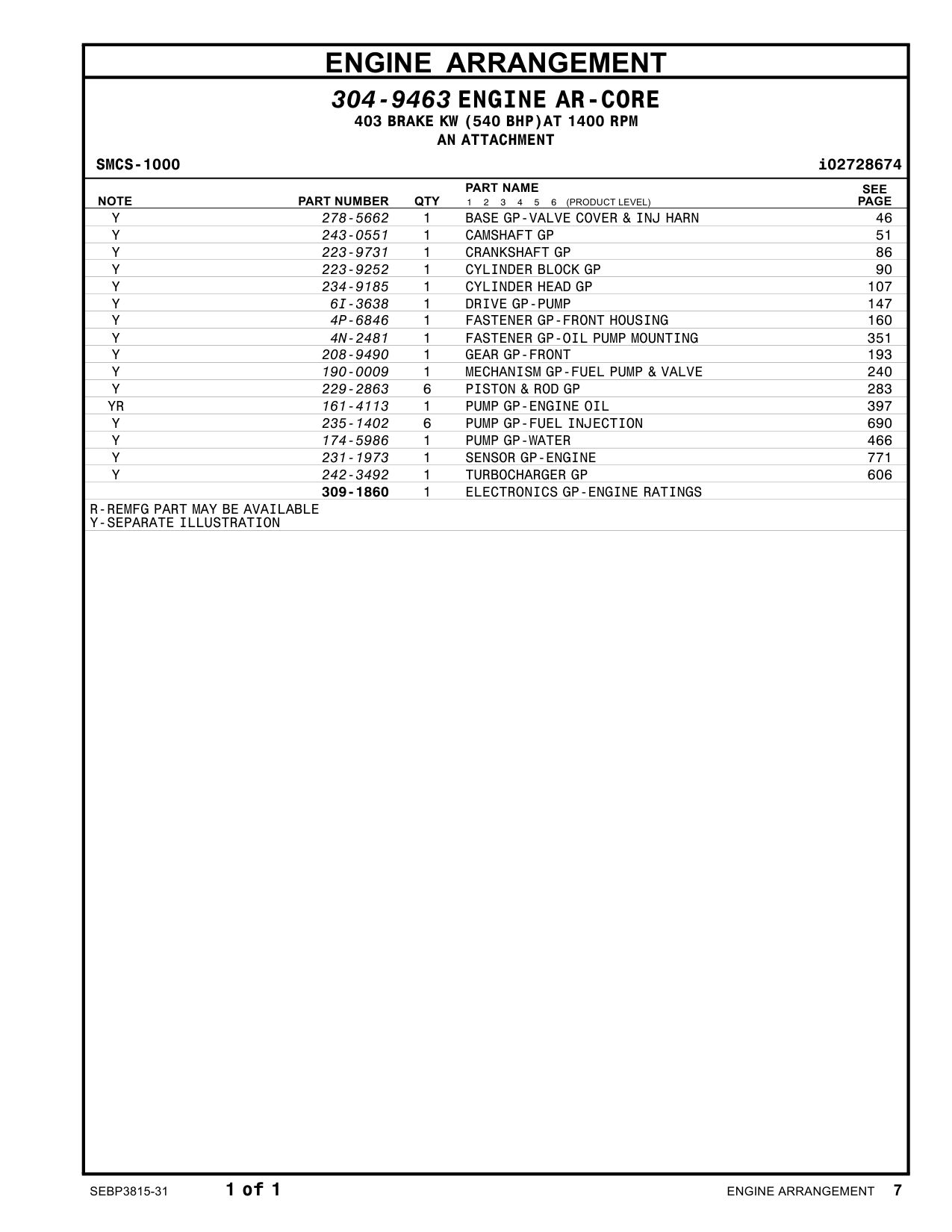242-3492 - TURBOCHARGER GP