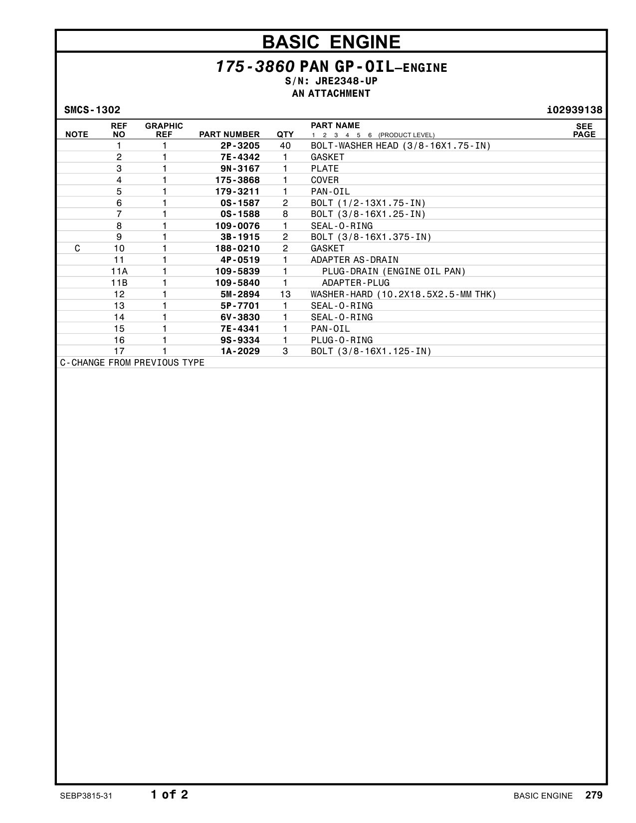 188-0210 - GASKET