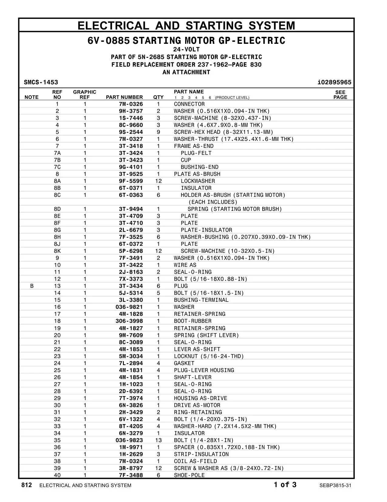 3T-3418 - FRAME AS-END
