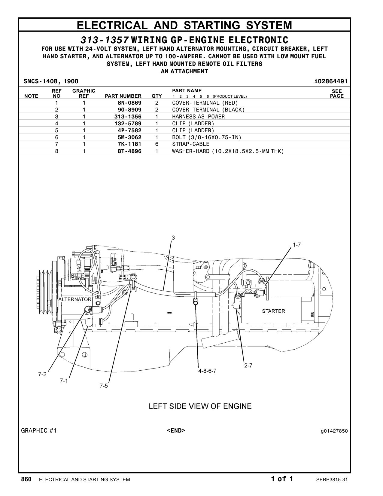 313-1356 - HARNESS AS-POWER