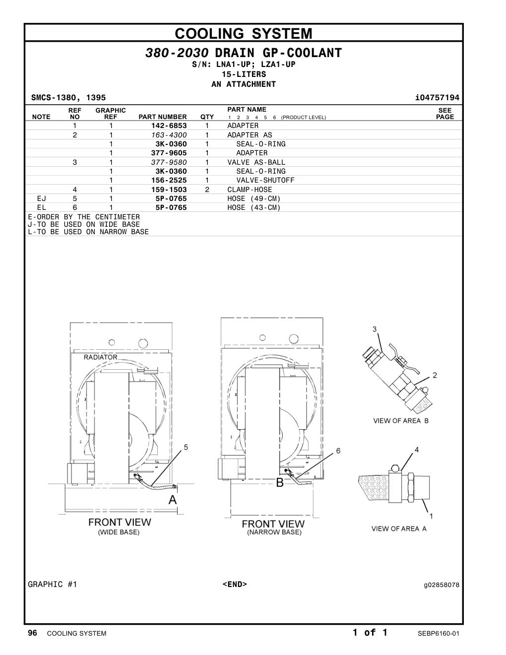 156-2525 VALVE-SHUTOFF CAT parts manual diagram