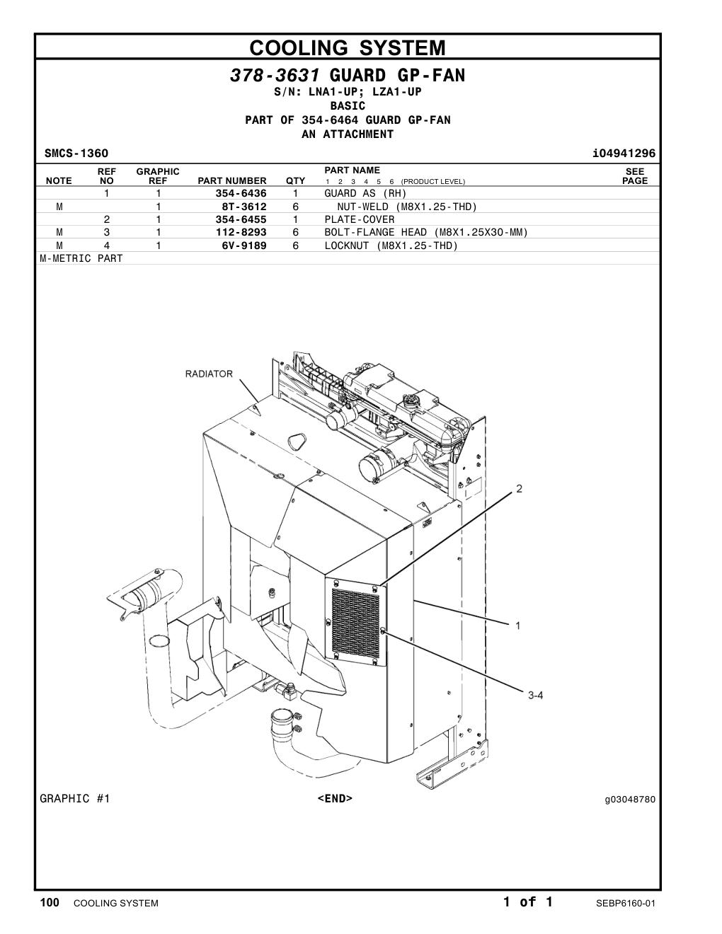 354-6436 - GUARD AS (RH)