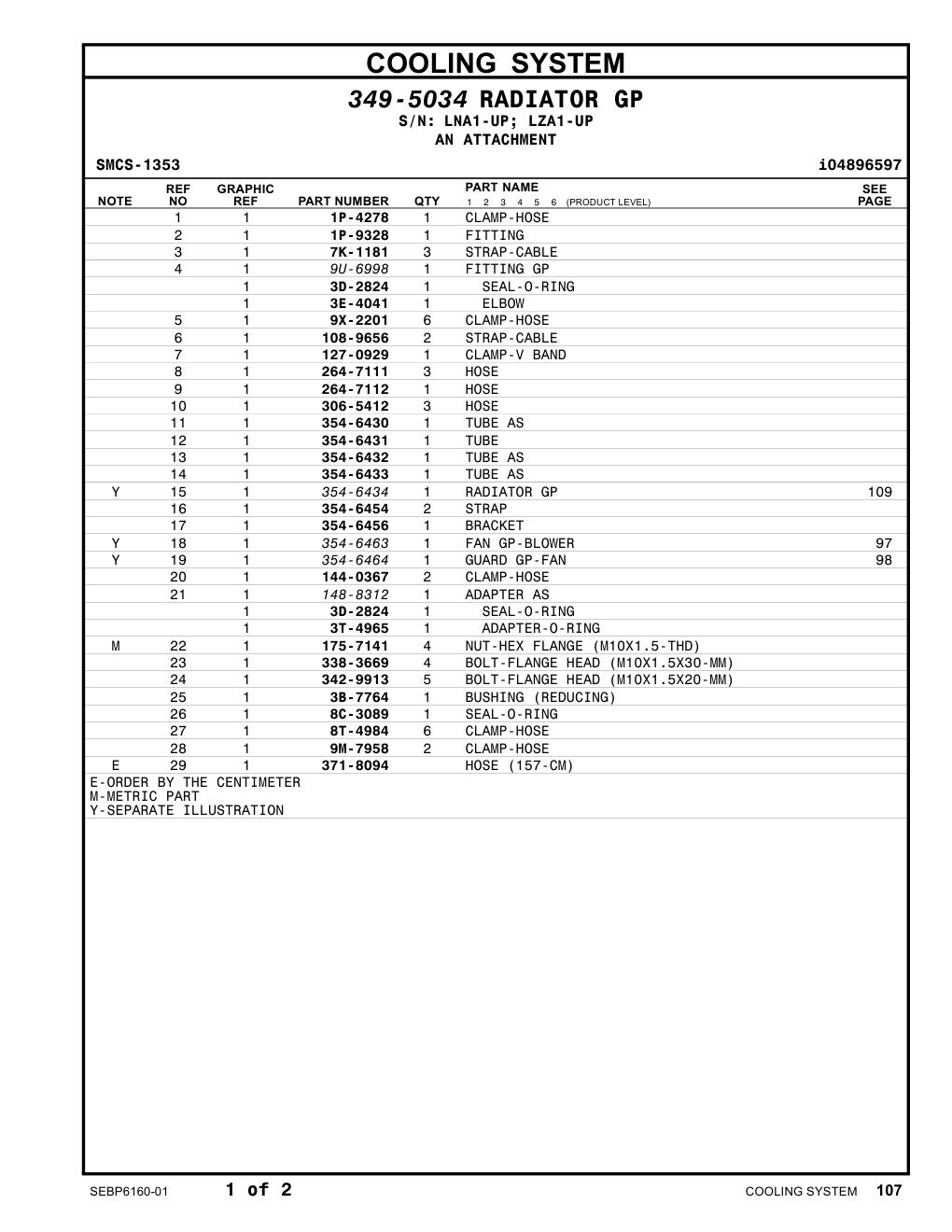 342-9913 BOLT-FLANGE HEAD (M10X1.5X20-MM) CAT parts manual diagram