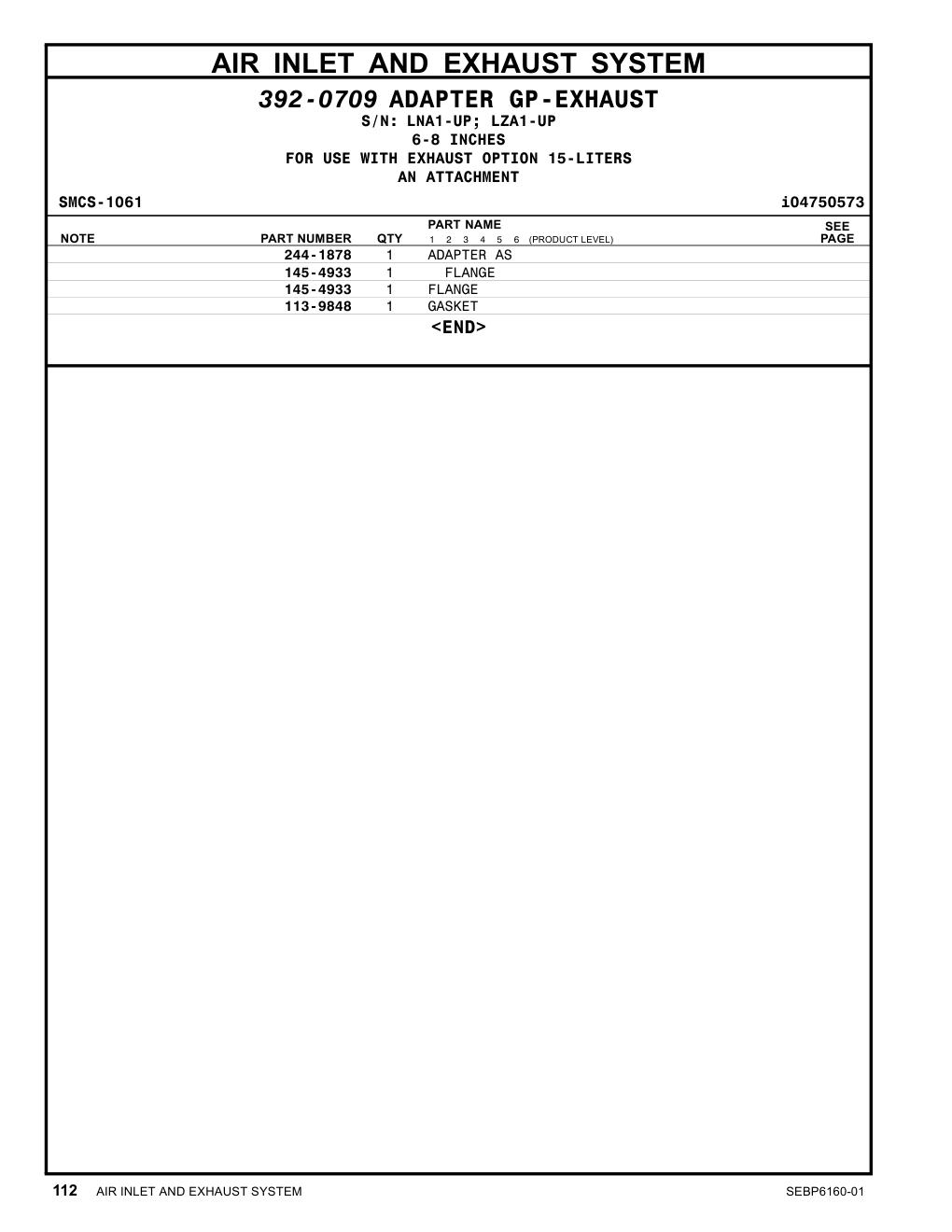 145-4933 - FLANGE
