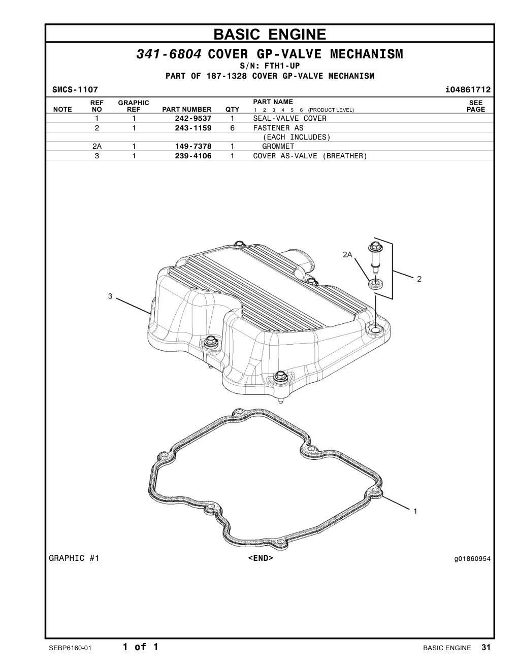 239-4106 - COVER AS-VALVE