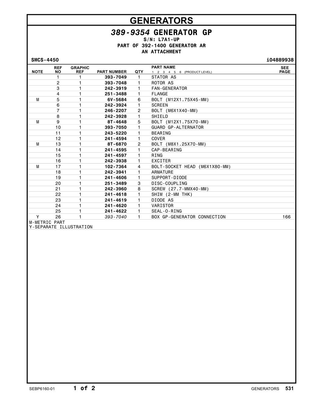 393-7049 - STATOR AS