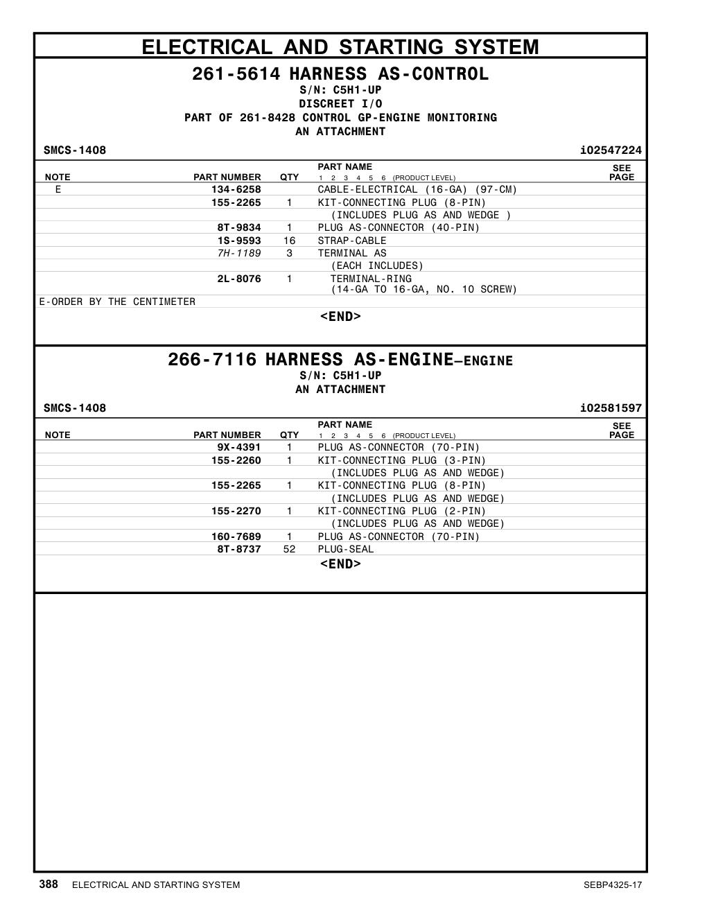 7H-1189 - TERMINAL AS (EACH INCLUDES)