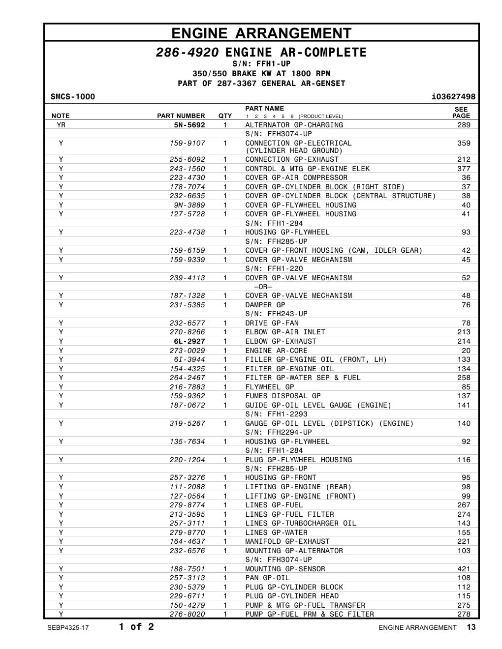 273-0029 - ENGINE AR-CORE
