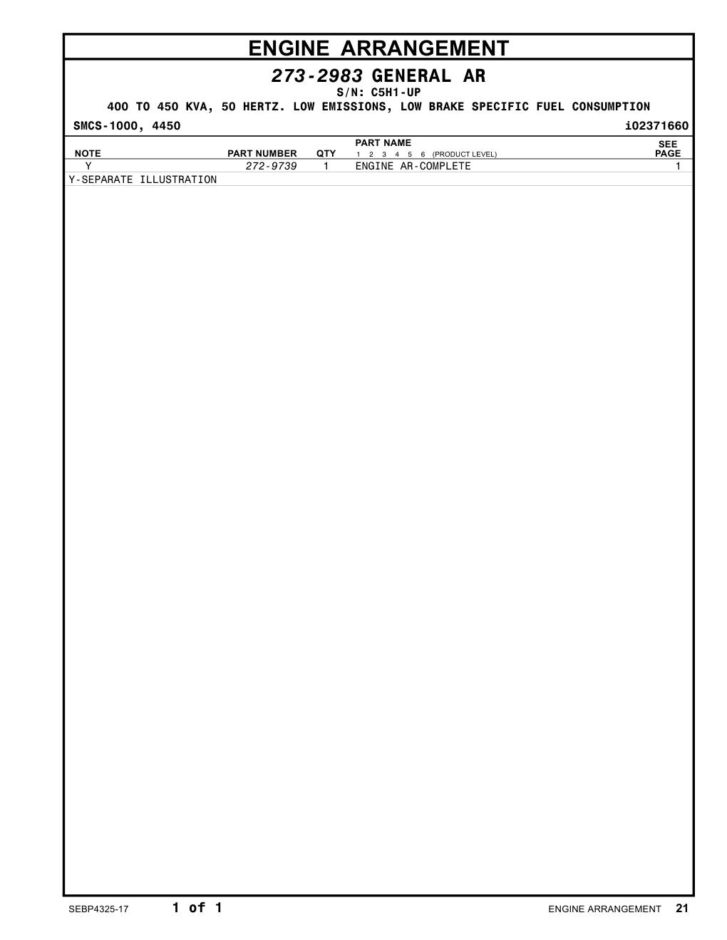 272-9739 - ENGINE AR-COMPLETE