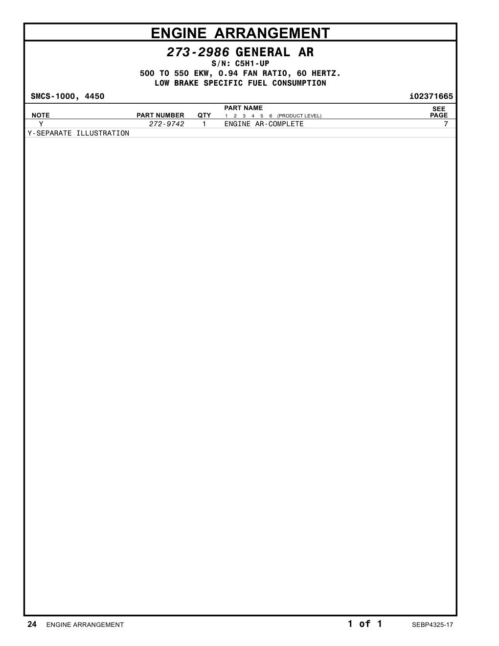 272-9742 - ENGINE AR-COMPLETE