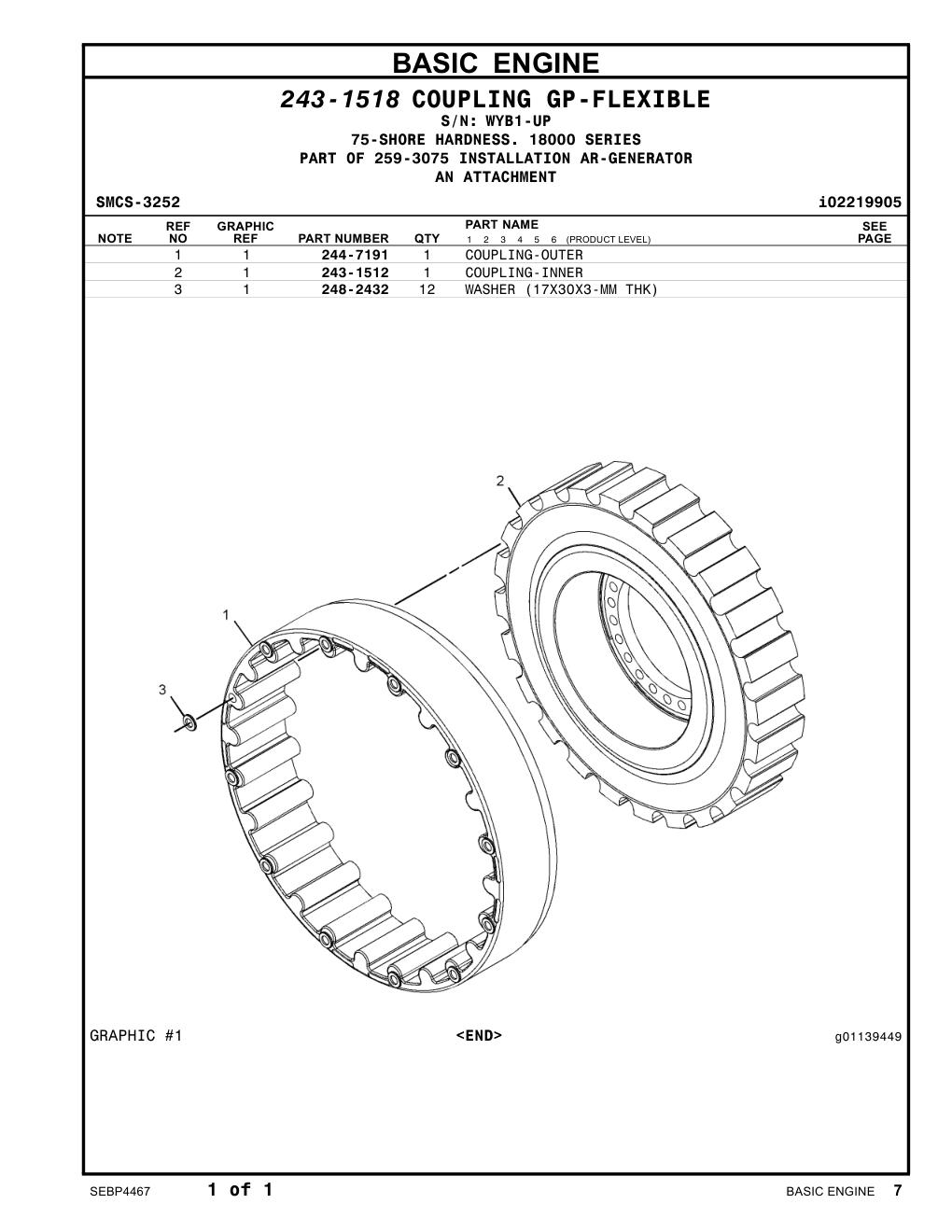 244-7191 - COUPLING-OUTER