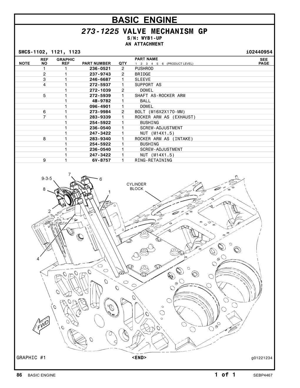 272-5937 SUPPORT AS · S/N WYB1-UP CAT parts manual diagram