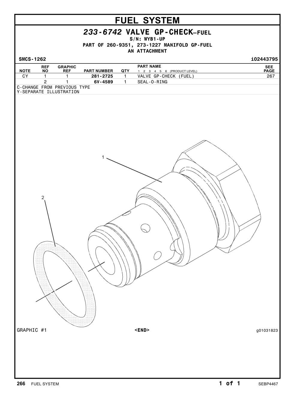 6V-4589 - SEAL-O-RING