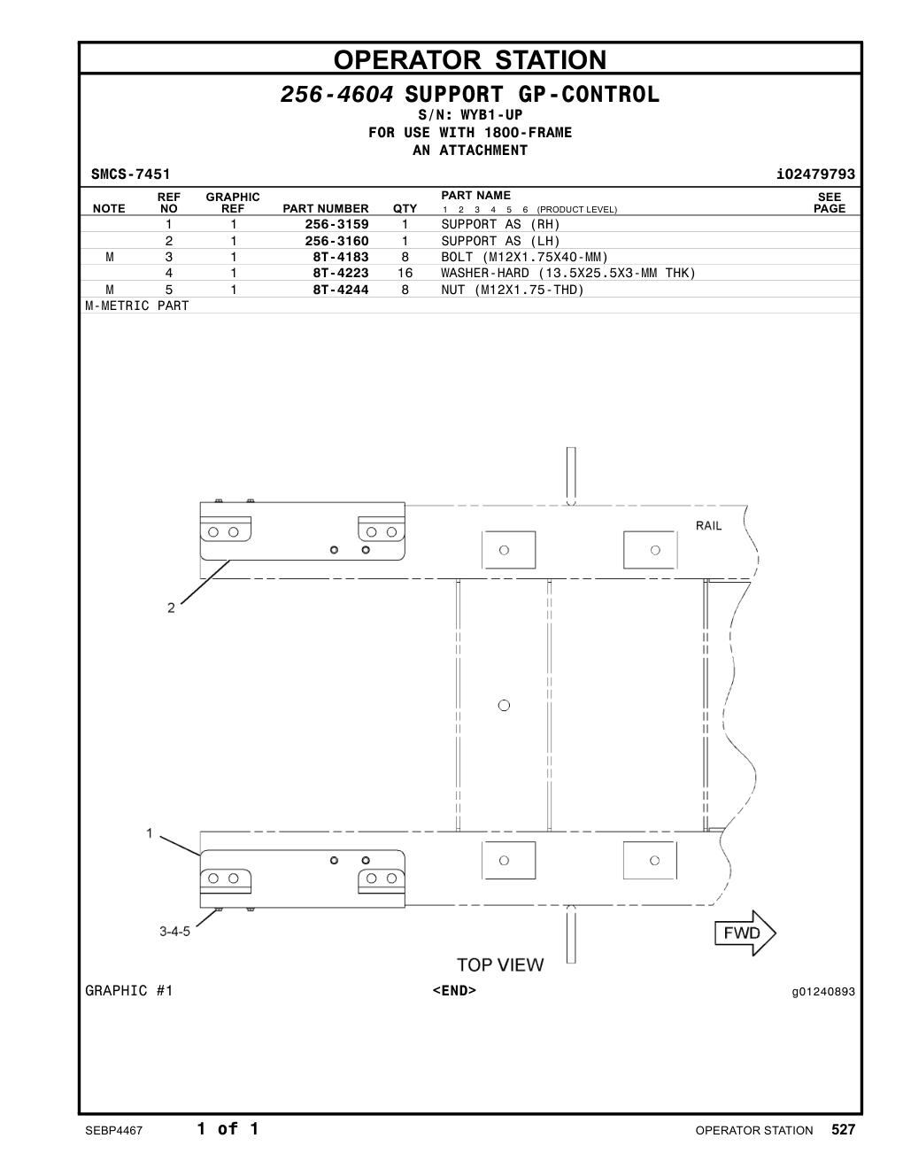 256-3160 - SUPPORT AS (LH)