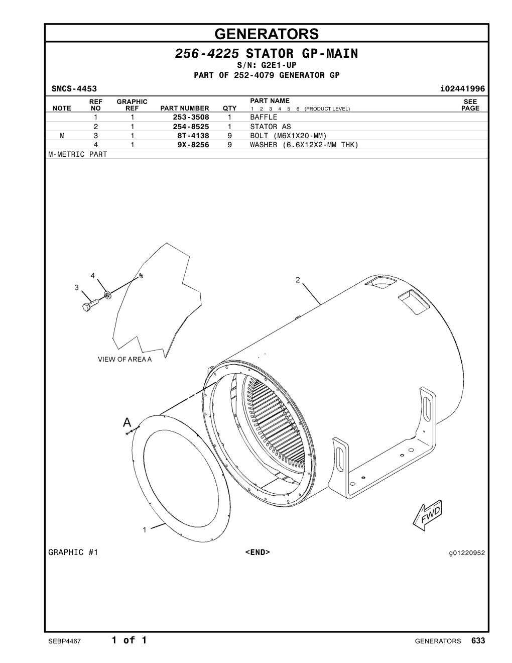 254-8525 - STATOR AS