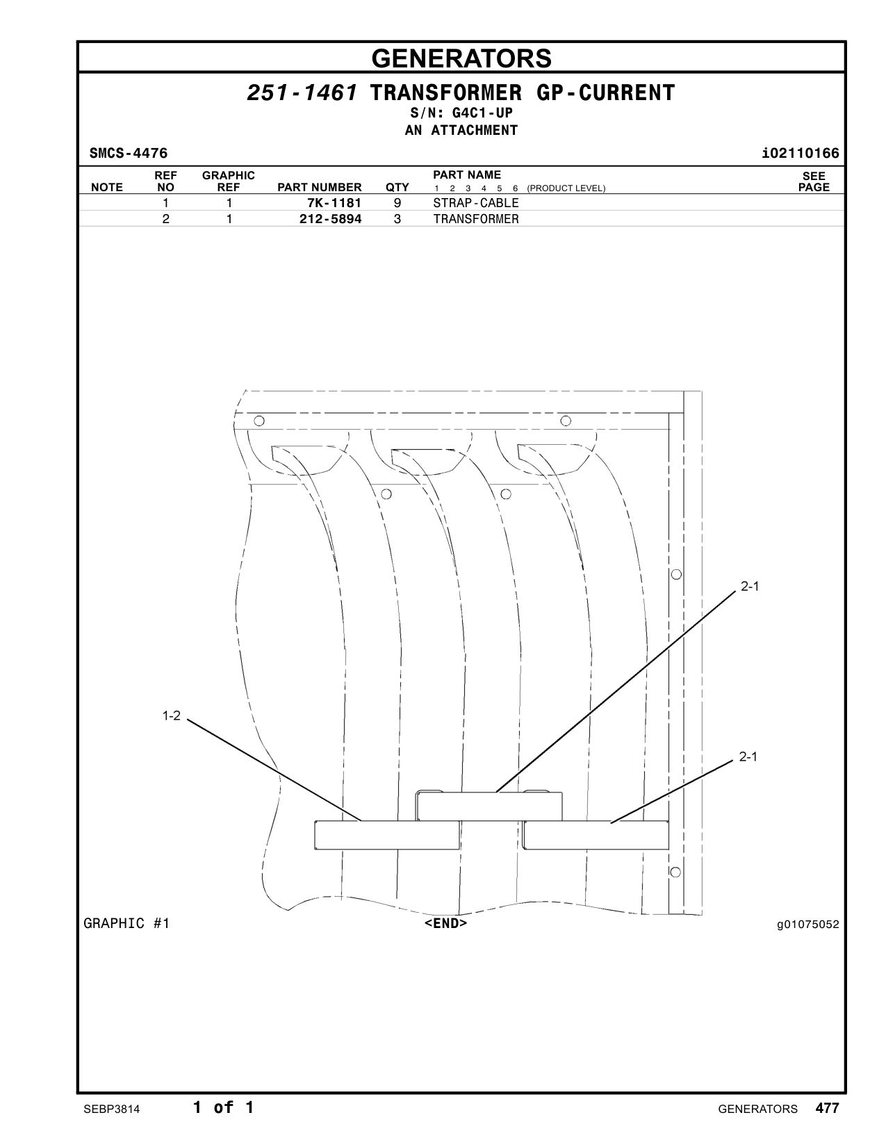 212-5894 - TRANSFORMER