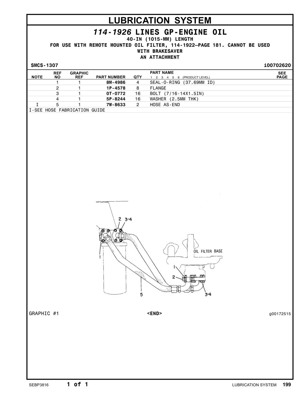 0T-0772 - BOLT (7/16-14X1.5-IN)