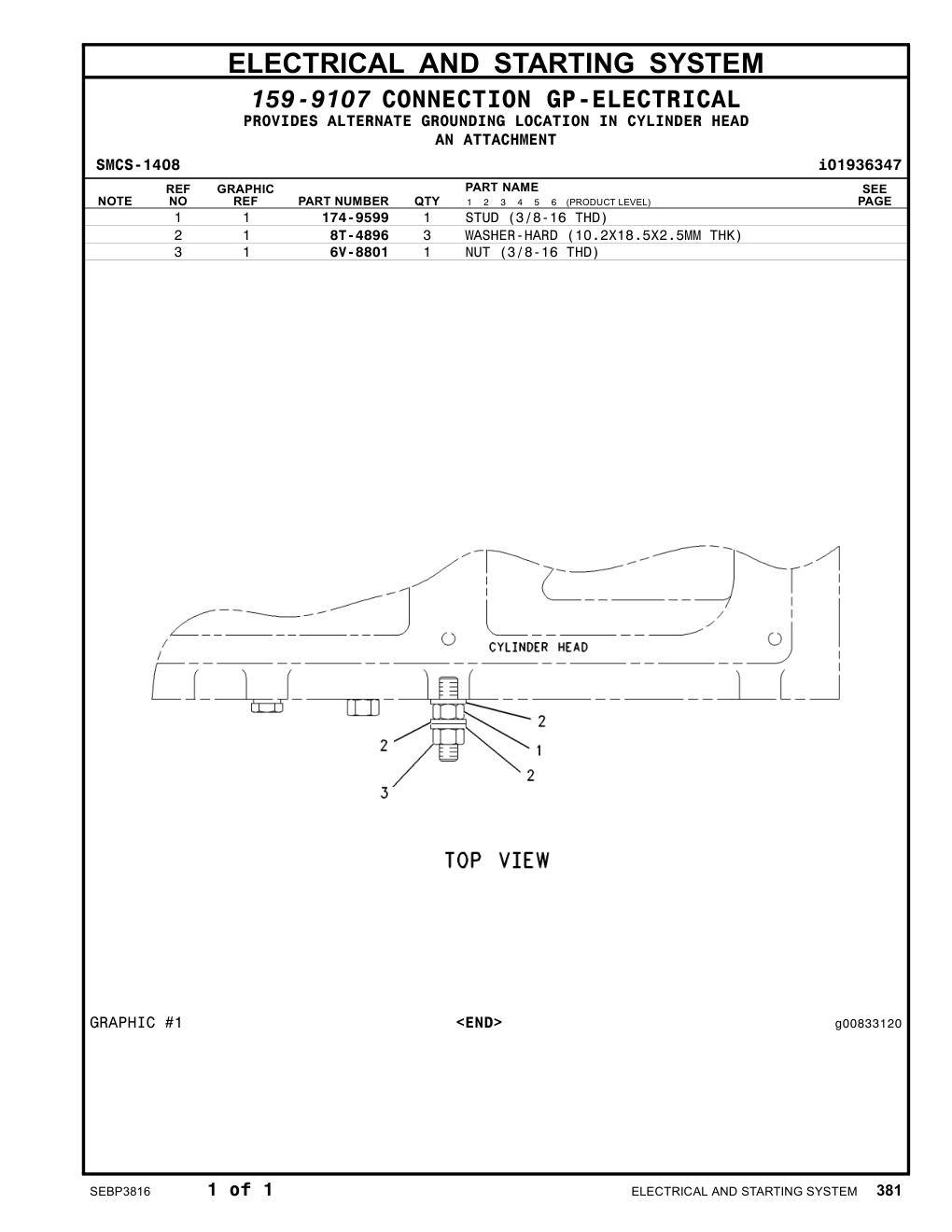 174-9599 - STUD (3/8-16-THD)