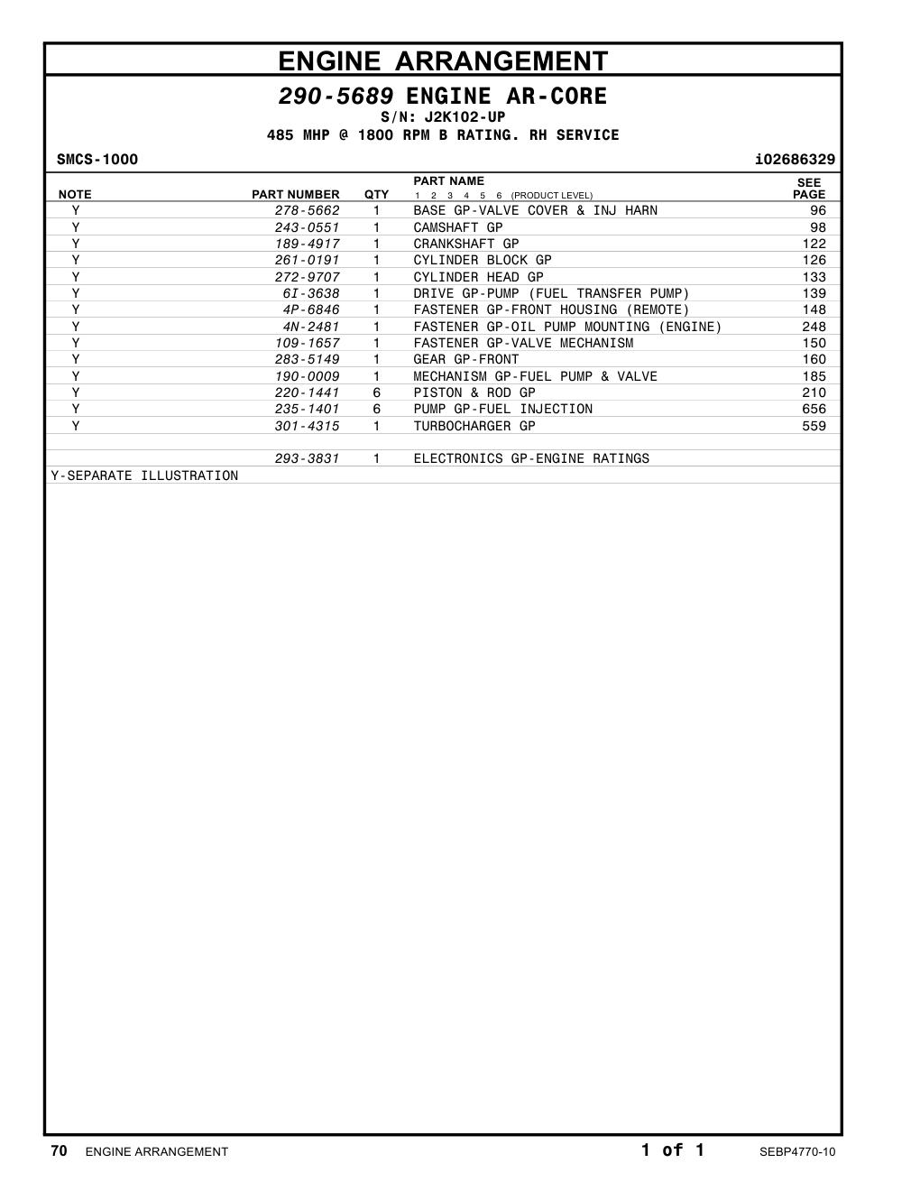220-1441 - PISTON & ROD GP