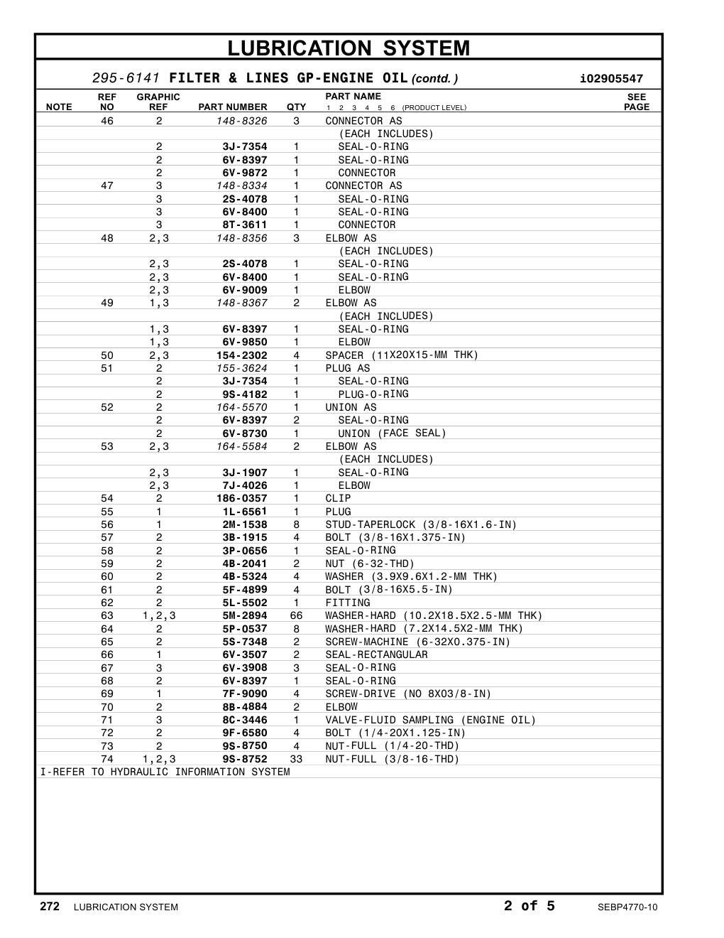 186-0357 CLIP CAT parts manual diagram