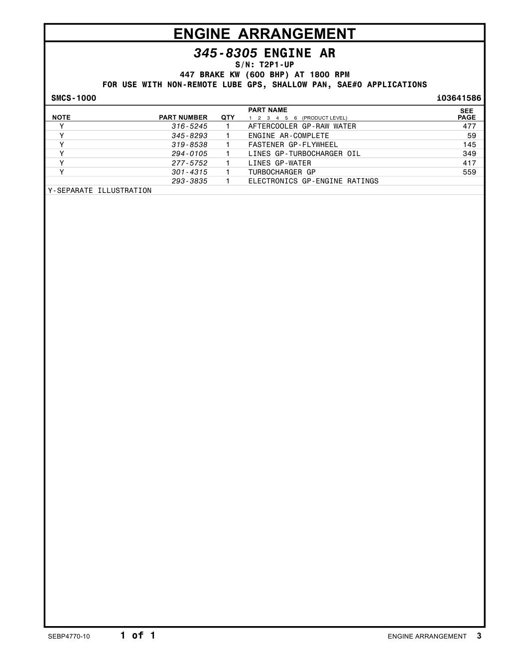 301-4315 - TURBOCHARGER GP