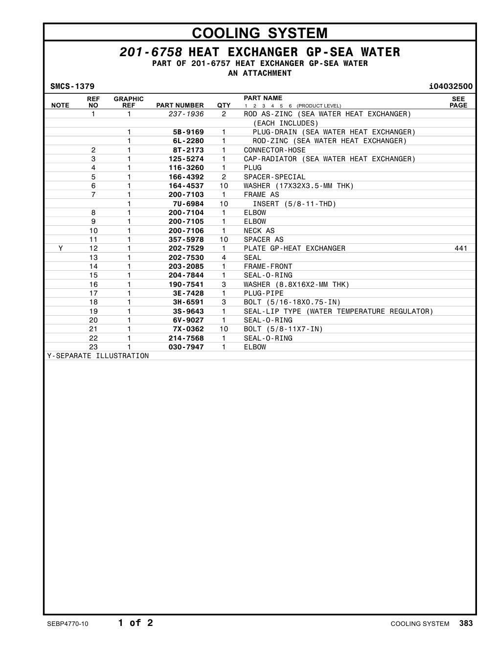 7U-6984 INSERT (5/8-11-THD) CAT parts manual diagram