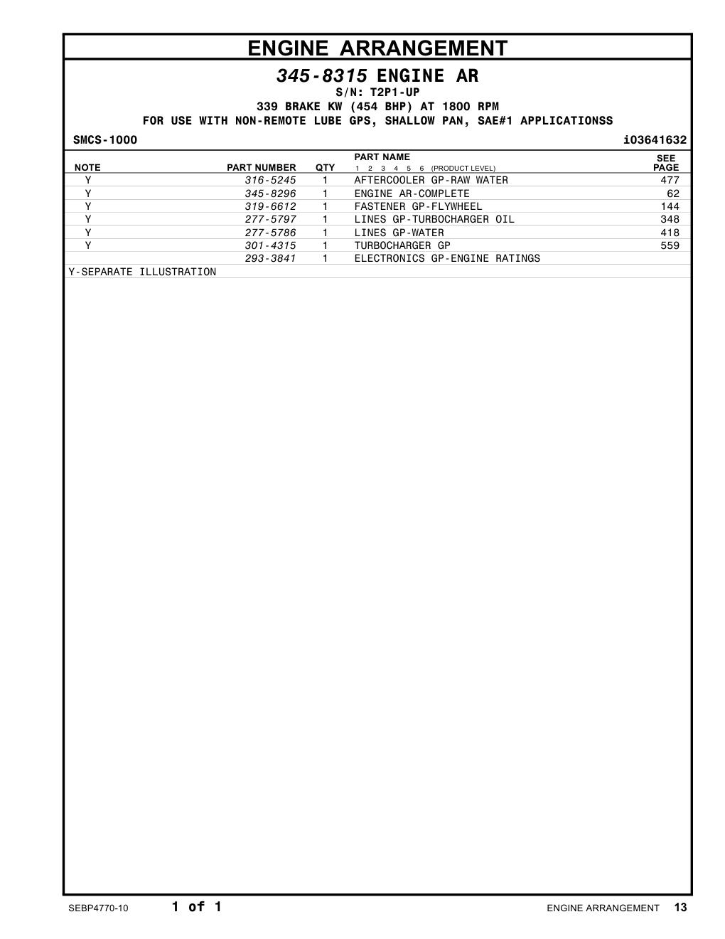 345-8296 - ENGINE AR-COMPLETE