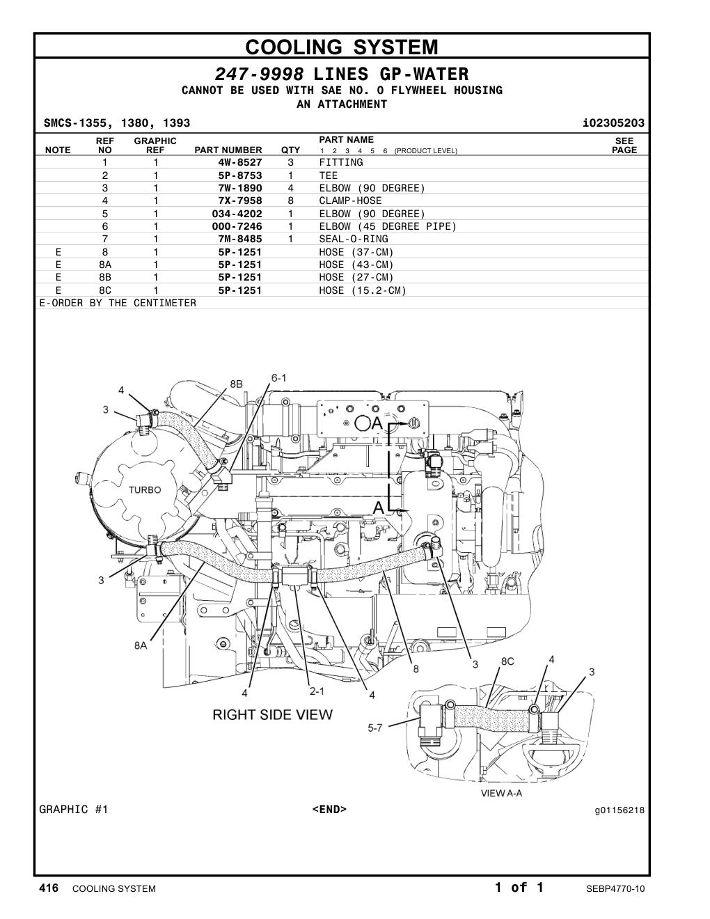 5P-8753 TEE (PIPE) CAT parts manual diagram
