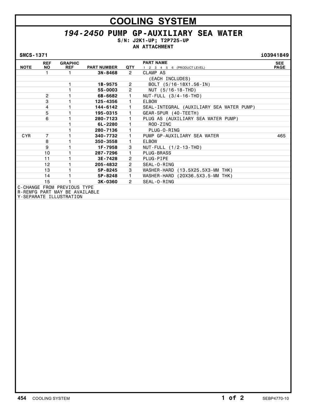 280-7136 PLUG-O-RING CAT parts manual diagram