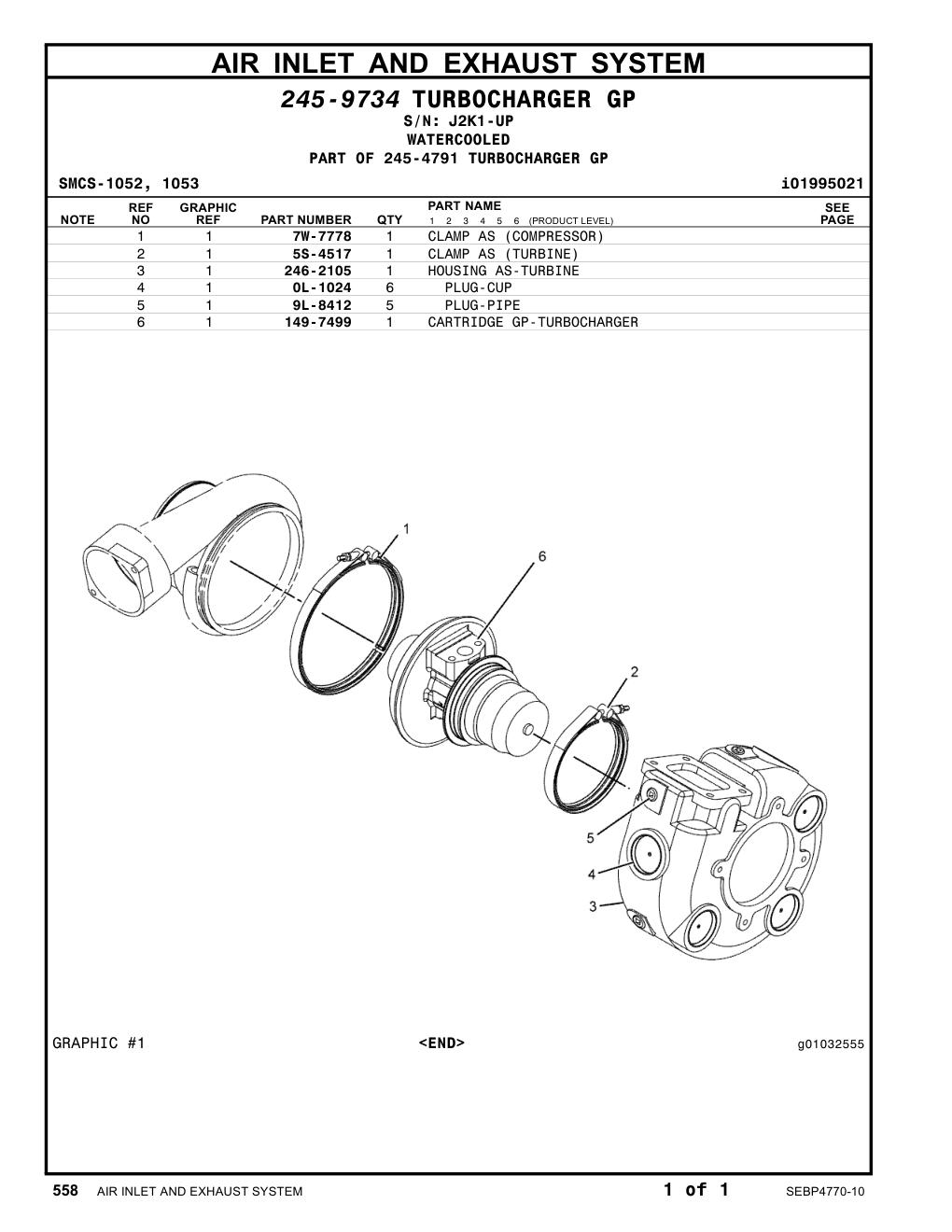 0L-1024 PLUG-CUP · S/N J2K1-UP CAT parts manual diagram