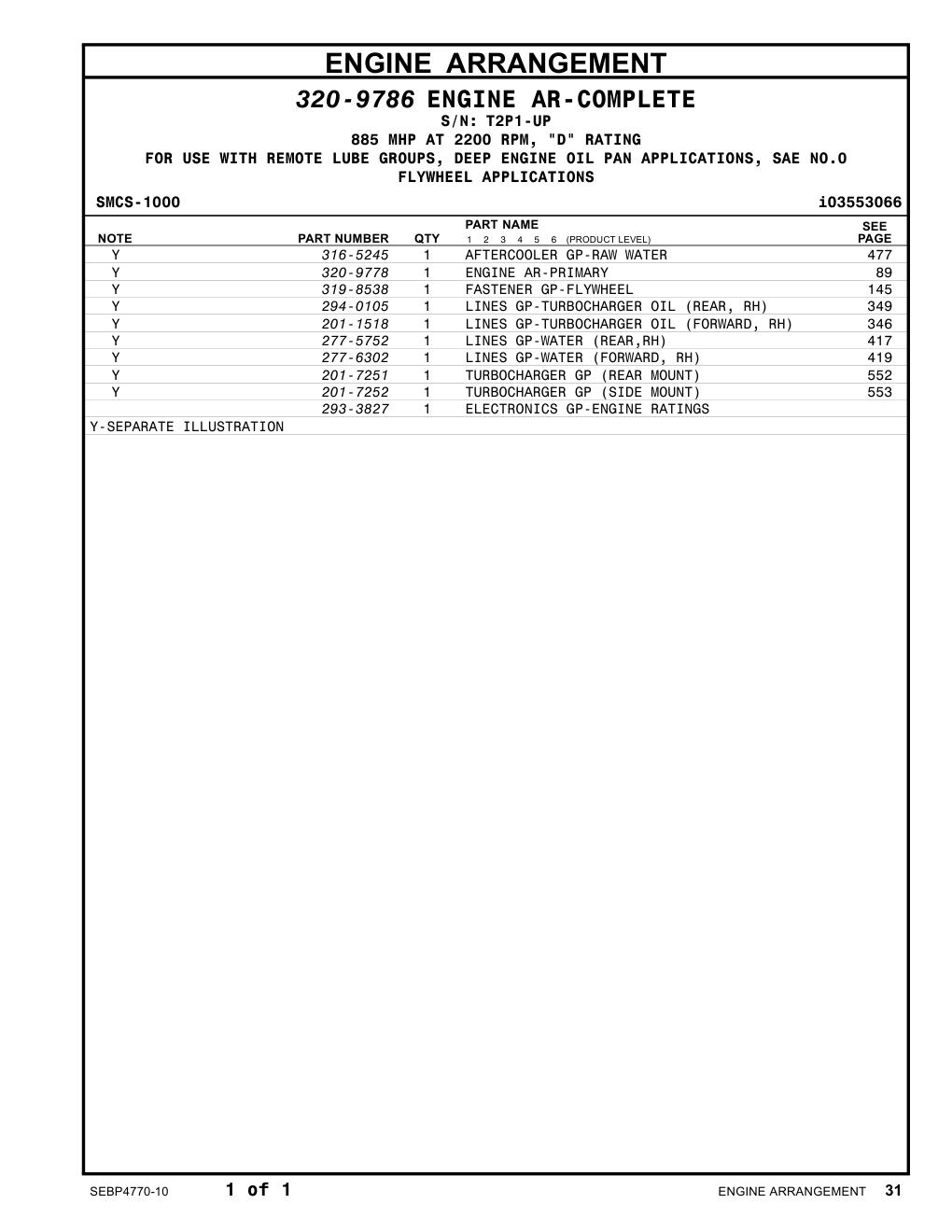 320-9778 - ENGINE AR-PRIMARY