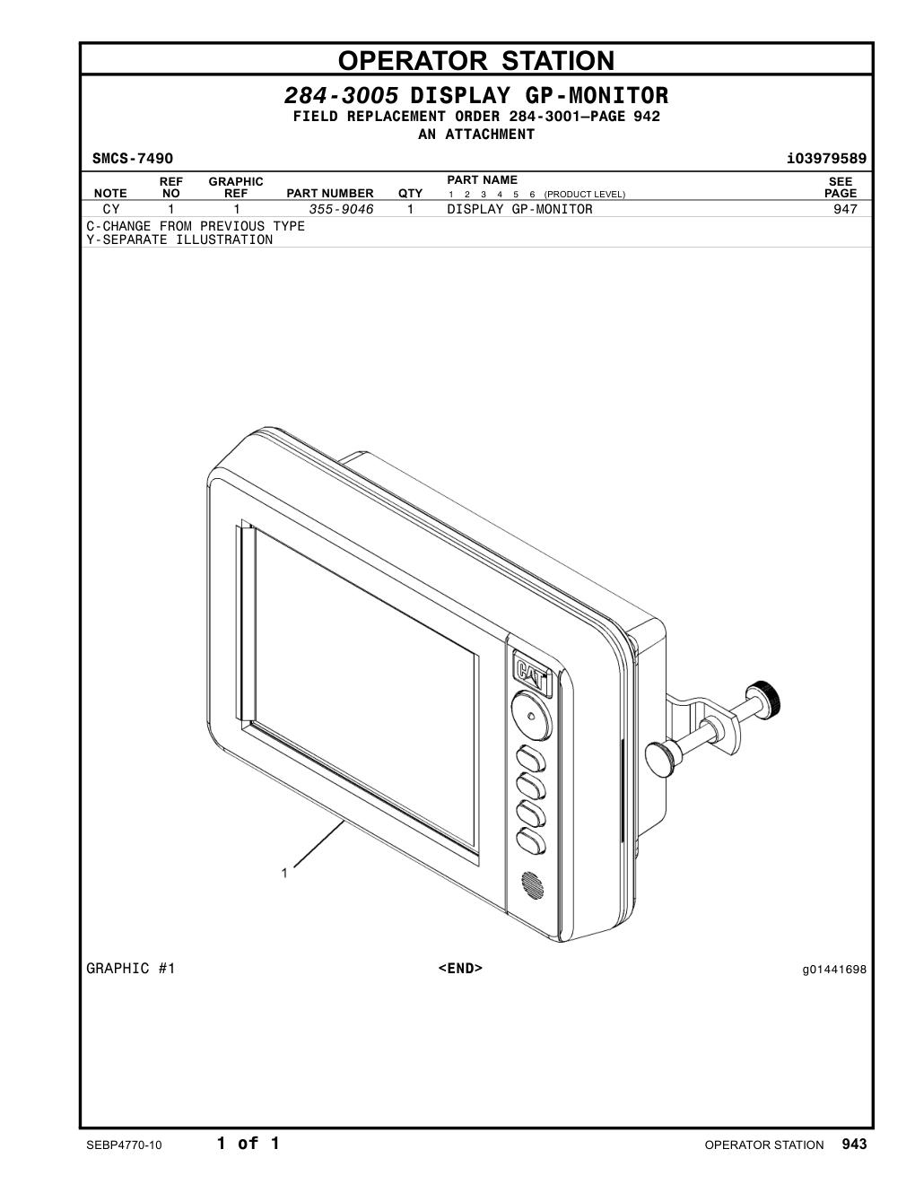 355-9046 - DISPLAY GP-MONITOR